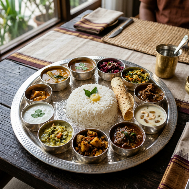 Traditional Kerala Thali